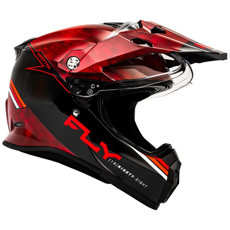 Ендуро каска FLY RACING Trekker Conceal-Red/Black 2025 — снимка 2
