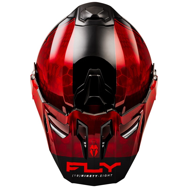 Ендуро каска FLY RACING Trekker Conceal-Red/Black 2025 — снимка 3