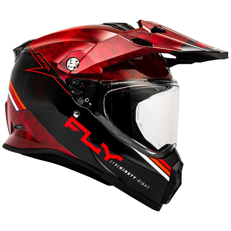 Ендуро каска FLY RACING Trekker Conceal-Red/Black 2025 — снимка 5