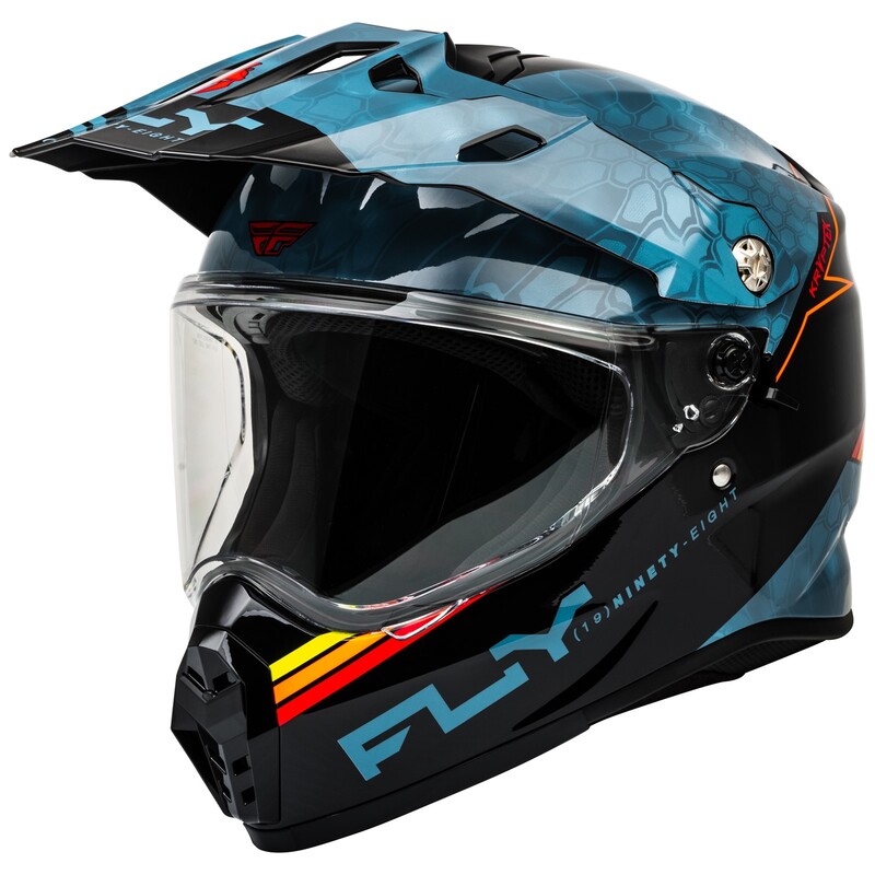 Ендуро каска FLY RACING Trekker Conceal-Slate/Black/Red 2025 1
