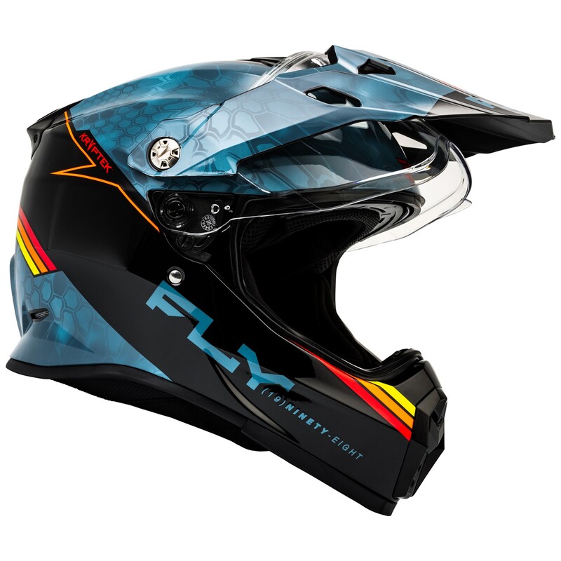 Ендуро каска FLY RACING Trekker Conceal-Slate/Black/Red 2025 — снимка 2