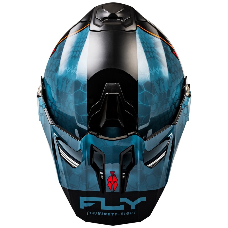 Ендуро каска FLY RACING Trekker Conceal-Slate/Black/Red 2025 — снимка 3