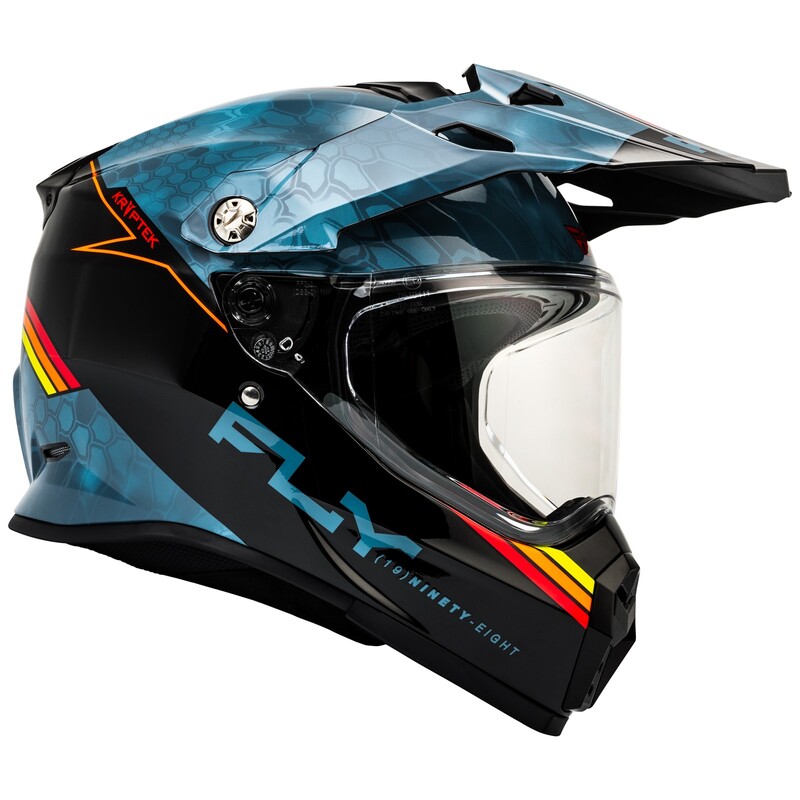 Ендуро каска FLY RACING Trekker Conceal-Slate/Black/Red 2025 — снимка 5