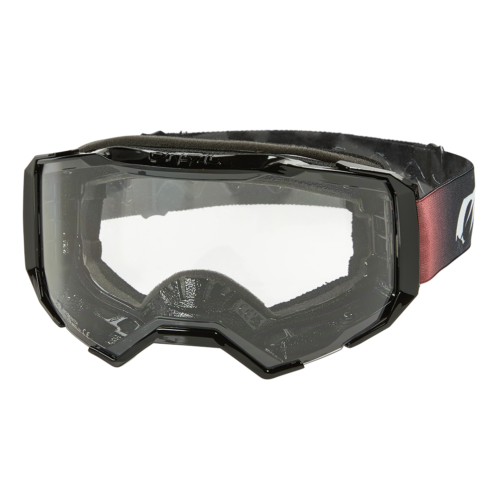 Мотокрос очила O'NEAL B-22 COVERT BLACK/RED - CLEAR