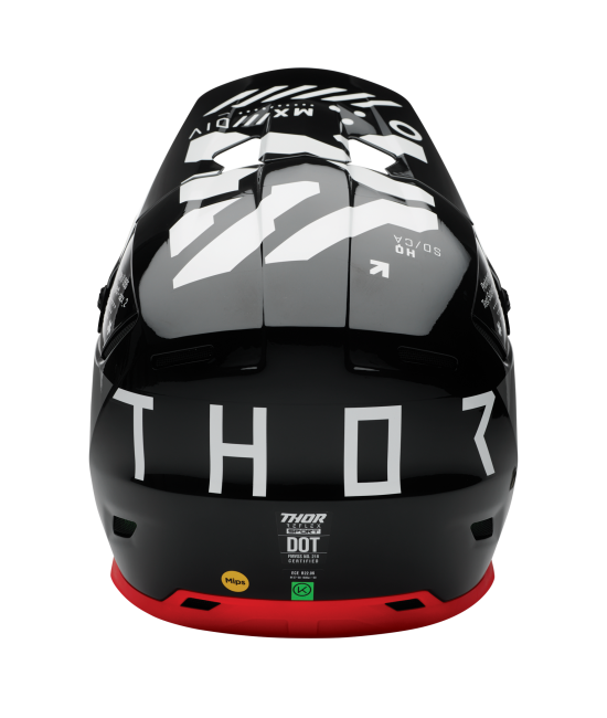 Мотокрос каска THOR REFLEX SPORT STRIKE BLACK/RED MIPS — снимка 3