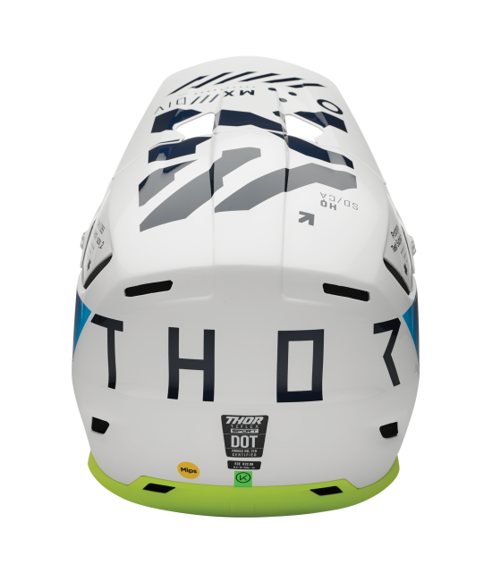 Мотокрос каска THOR REFLEX SPORT STRIKE NAVY/ACID MIPS — снимка 3