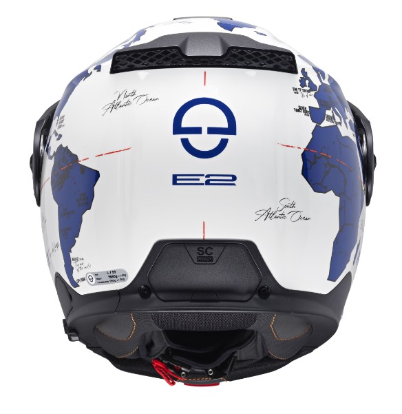 Каска SCHUBERTH E2 ATLAS BLUE — снимка 3