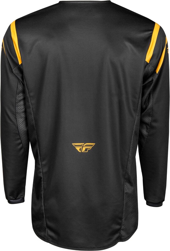 Мотокрос блуза FLY RACING Kinetic Center- Black/Gold 2025 — снимка 2