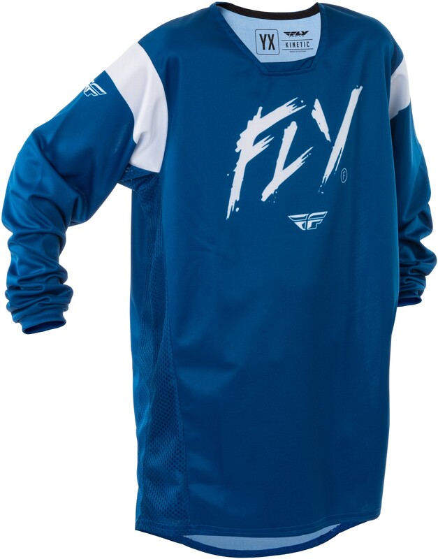 Детска мотокрос блуза FLY RACING Kinetic Stoke- Navy/White 2025 1