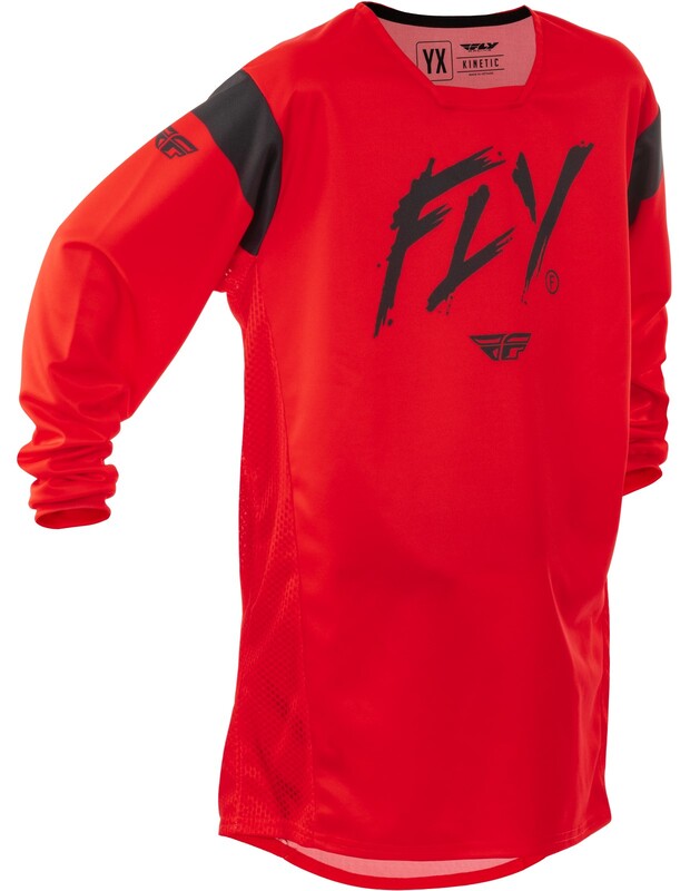 Детска мотокрос блуза FLY RACING Kinetic Stoke- Red/Black 2025 1