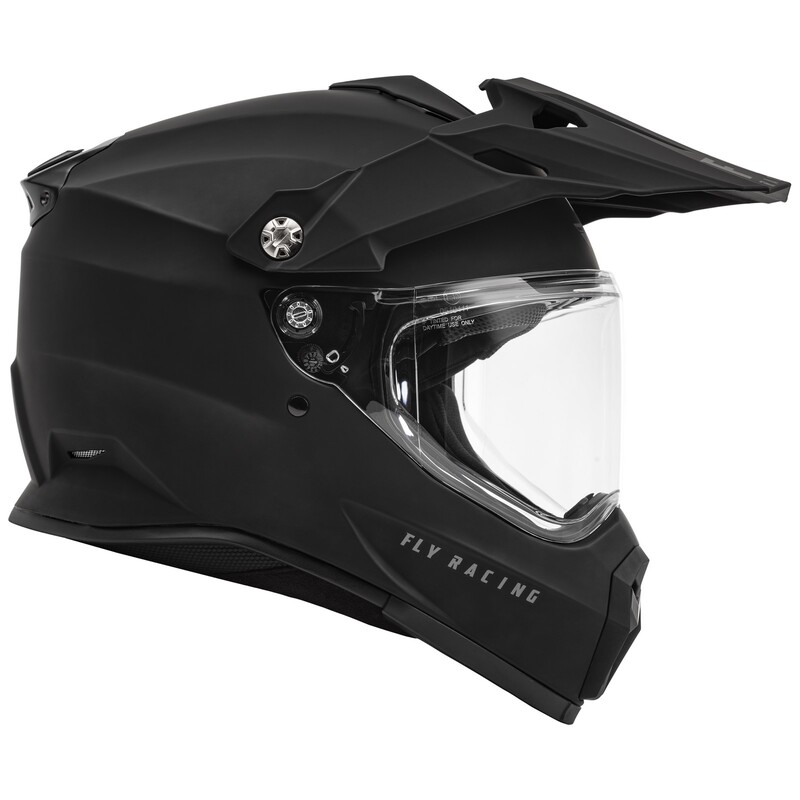 Ендуро каска FLY RACING Trekker Solid-Matte Black 2025 — снимка 5