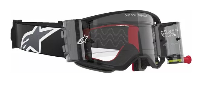 Мотокрос очила ALPINESTARS SUPERTECH CORP BLK/GRY CLEAR ROLL-OFF — снимка 3