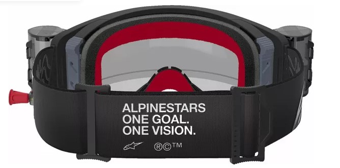 Мотокрос очила ALPINESTARS SUPERTECH CORP BLK/GRY CLEAR ROLL-OFF — снимка 2