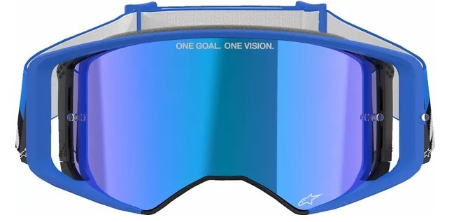 Мотокрос очила ALPINESTARS SUPERTECH STREAM BLUE MIRROR — снимка 3