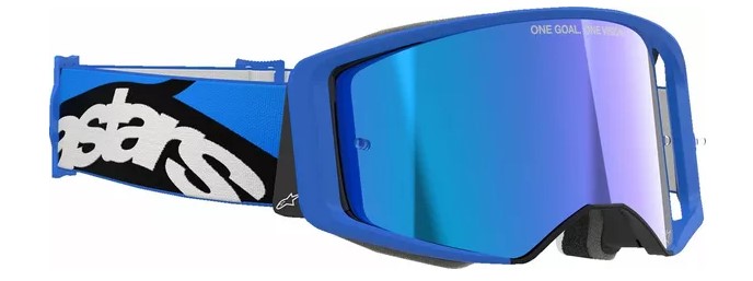 Мотокрос очила ALPINESTARS SUPERTECH STREAM BLUE MIRROR — снимка 2