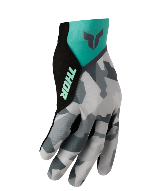Дамски мотокрос ръкавици THOR SPORTMODE SHADOW TEAL — снимка 2