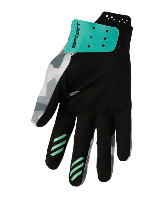 Дамски мотокрос ръкавици THOR SPORTMODE SHADOW TEAL — снимка 3