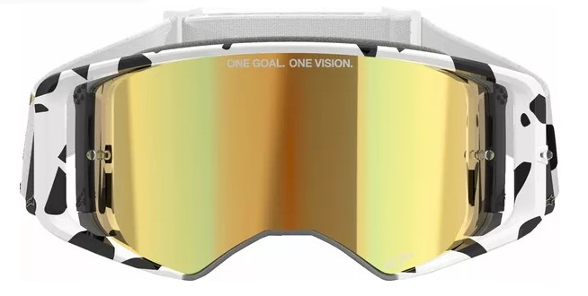 Мотокрос очила ALPINESTARS SUPERTECH CORP WHT/GLD MIRROR-GLD — снимка 4