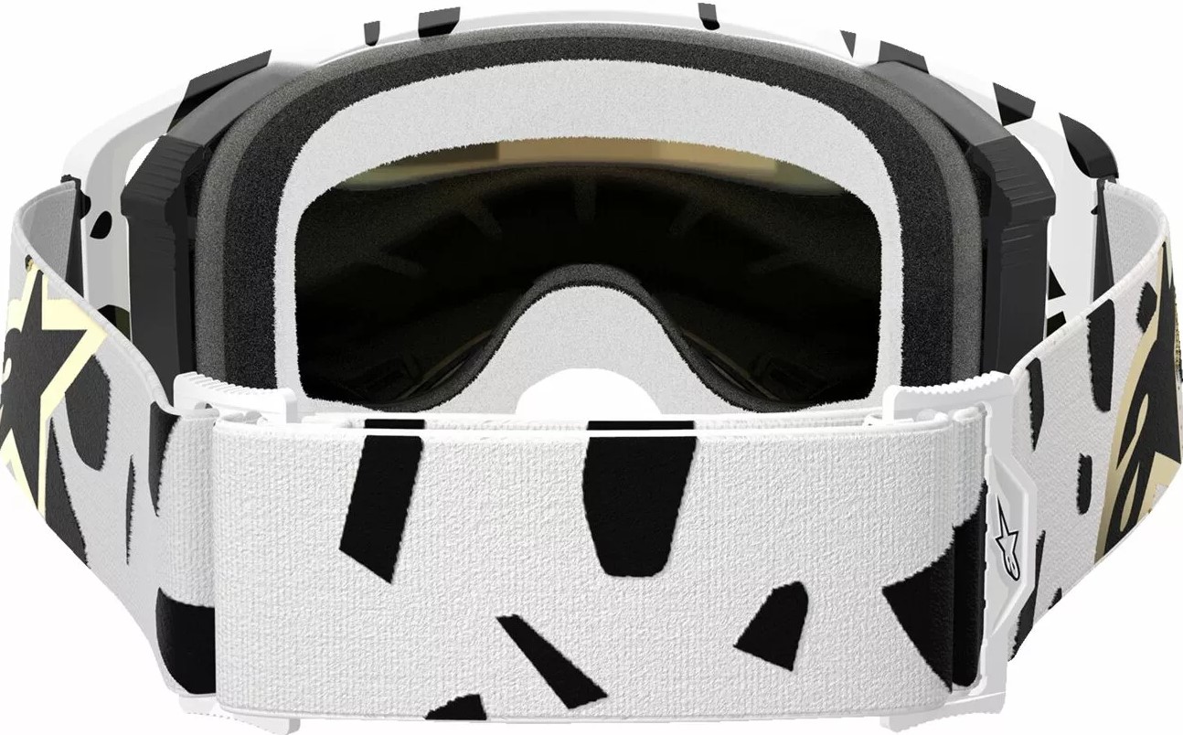Мотокрос очила ALPINESTARS SUPERTECH CORP WHT/GLD MIRROR-GLD — снимка 2
