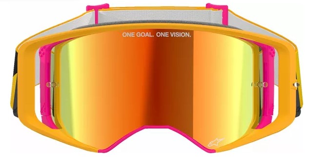 Мотокрос очила ALPINESTARS SUPERTECH CORP YLW/PNK MIRROR-RED — снимка 3