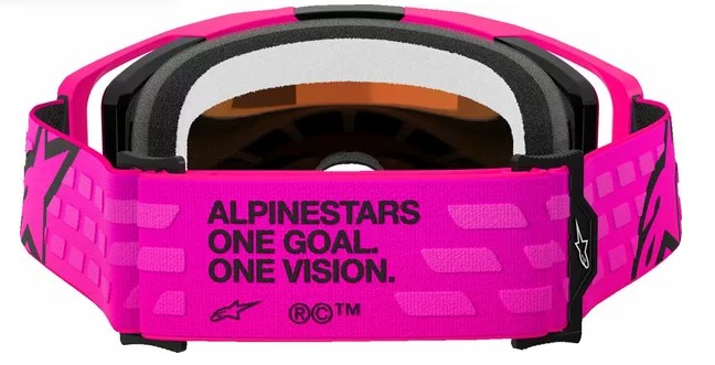 Мотокрос очила ALPINESTARS VISION 8 CORP PINK MIRROR-RED — снимка 2