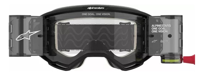 Мотокрос очила ALPINESTARS VISION 5 CORP BLK CLEAR ROLL-OFF — снимка 4