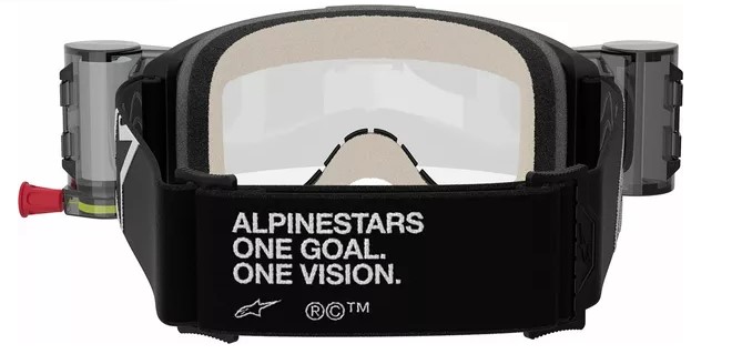 Мотокрос очила ALPINESTARS VISION 5 CORP BLK CLEAR ROLL-OFF — снимка 2