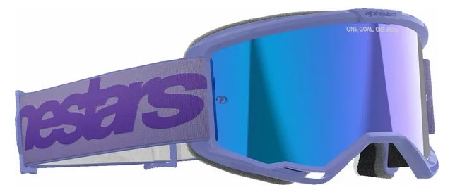 Мотокрос очила ALPINESTARS VISION 5 WORDMARK PRPL MIRROR-BL — снимка 3