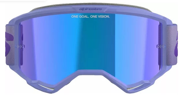 Мотокрос очила ALPINESTARS VISION 5 WORDMARK PRPL MIRROR-BL — снимка 2