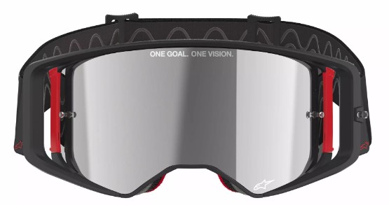 Мотокрос очила ALPINESTARS SUPERTECH CORP BLACK/RED MIRROR-SILVER — снимка 3