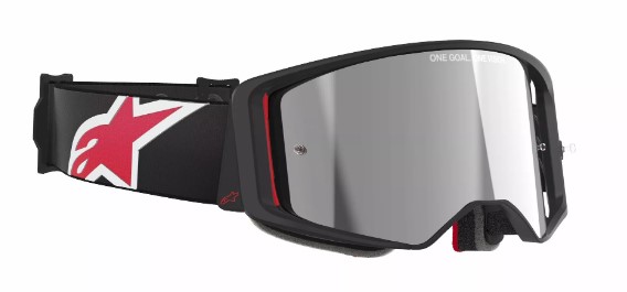 Мотокрос очила ALPINESTARS SUPERTECH CORP BLACK/RED MIRROR-SILVER — снимка 2