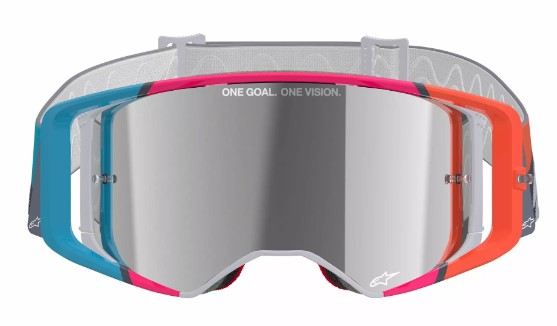 Мотокрос очила ALPINESTARS SUPERTECH STREAM GRAY/MULTI MIRROR-SILVER — снимка 3