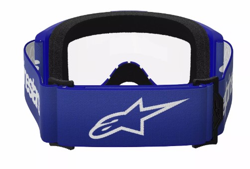 Мотокрос очила ALPINESTARS VISION 3 WORDMARK BLUE CLEAR — снимка 3