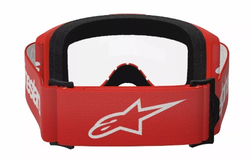 Мотокрос очила ALPINESTARS VISION 3 WORDMARK RED CLEAR — снимка 3