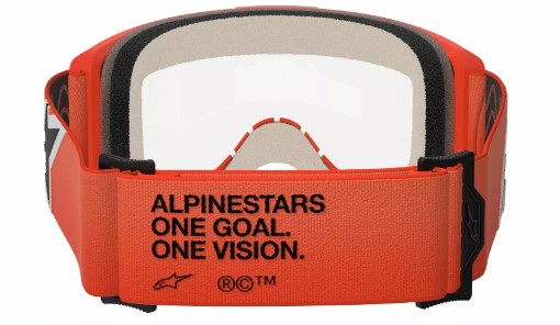 Мотокрос очила ALPINESTARS VISION 5 CORP ORANGE CLEAR — снимка 2