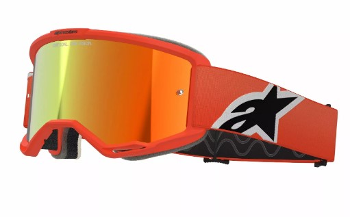 Мотокрос очила ALPINESTARS VISION 5 CORP ORANGE MIRROR-RED_3