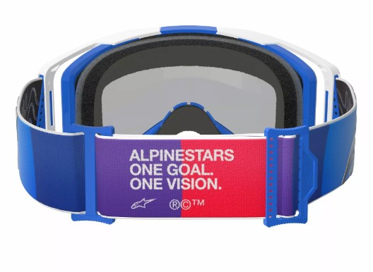 Мотокрос очила ALPINESTARS VISION 8 CORP BL/WT MIRROR-BLUE — снимка 2