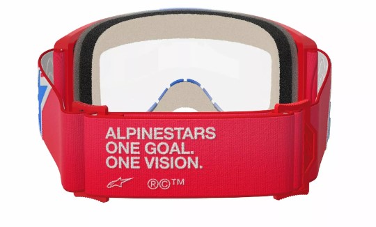 Мотокрос очила ALPINESTARS VISION 5 CORP RED/WT/BL CLEAR_3