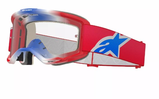 Мотокрос очила ALPINESTARS VISION 5 CORP RED/WT/BL CLEAR_2