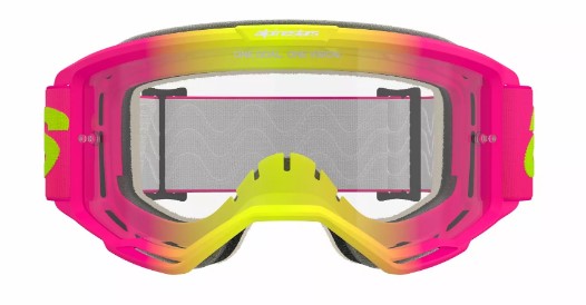 Мотокрос очила ALPINESTARS VISION 5 WORDMARK PINK/YLW CLEAR — снимка 4