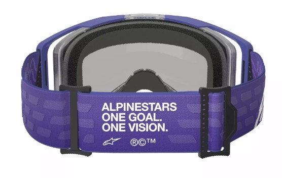 Мотокрос очила ALPINESTARS VISION 8 CORP PURPLE MIRROR-BLUE — снимка 3