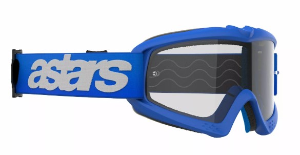 Детски мотокрос очила ALPINESTARS VISION BLAZE BLUE CLEAR — снимка 4