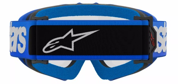 Детски мотокрос очила ALPINESTARS VISION BLAZE BLUE CLEAR — снимка 3