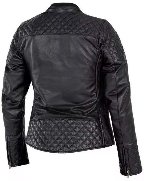 Дамско кожено яке JOHN DOE JACKET 4W ADINA LEATHER BK — снимка 3