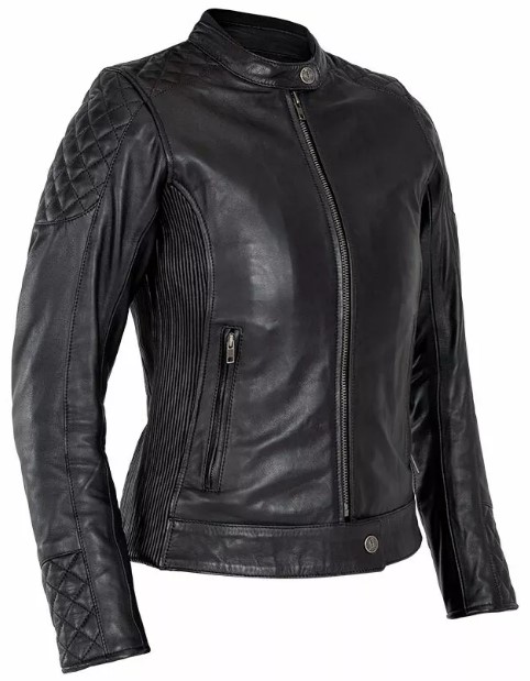 Дамско кожено яке JOHN DOE JACKET 4W ADINA LEATHER BK — снимка 2