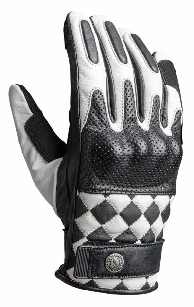 Кожени ръкавици JOHN DOE TRACKER RACE WHITE/BLACK