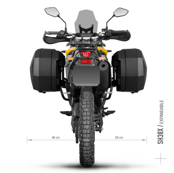 Монтажен комплект за куфари SHAD 3P SYSTEM VOGE 300 RALLY '23 — снимка 2