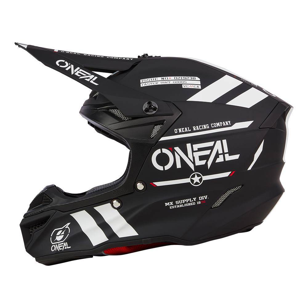Мотокрос каска O'NEAL 5SERIES WARHAWK V.25 BLACK — снимка 2