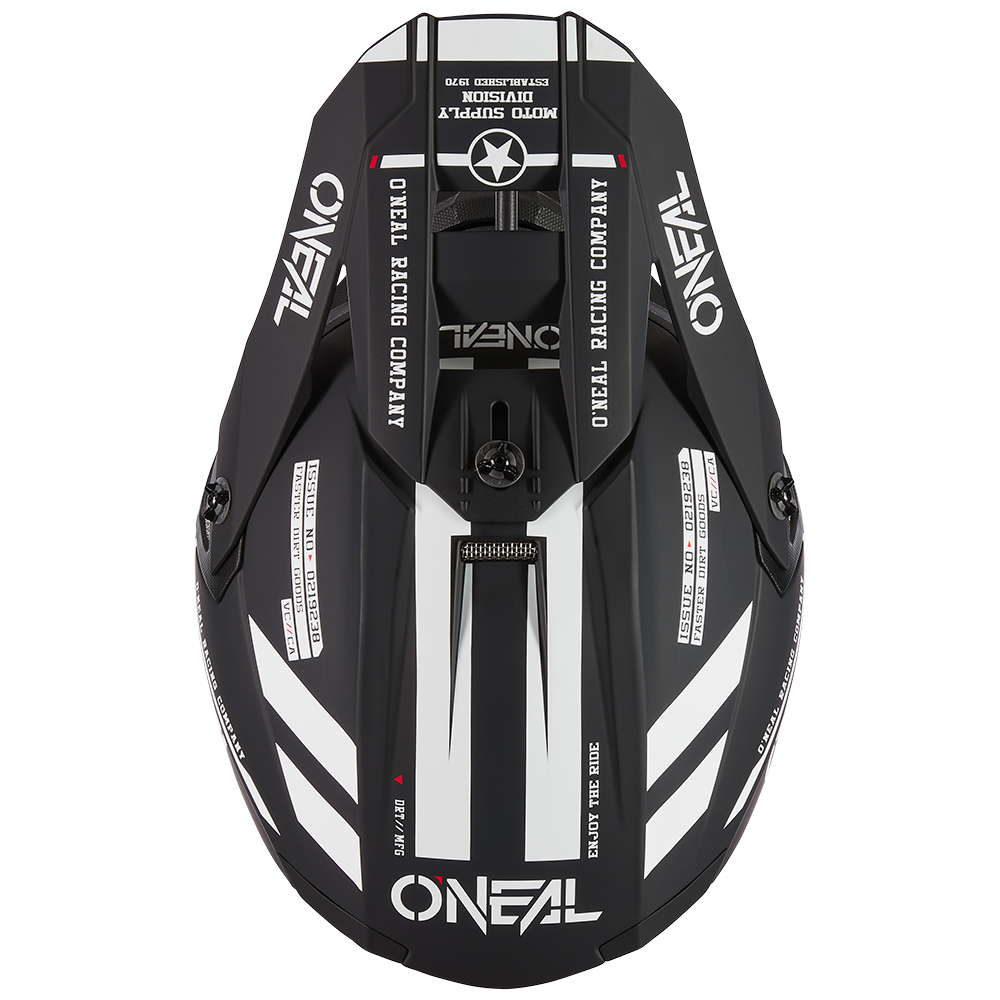 Мотокрос каска O'NEAL 5SERIES WARHAWK V.25 BLACK — снимка 3