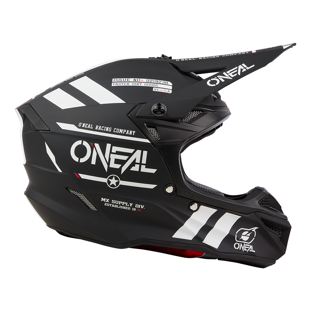 Мотокрос каска O'NEAL 5SERIES WARHAWK V.25 BLACK — снимка 5